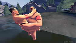 2boys 3d canon_couple cute demoman gay giddy happy happy_sex heavy_(team_fortress_2) heavy_weapons_guy human human_male human_only love lovers loving_couple male male_only medic medic_(team_fortress_2) public public_nudity public_sex romantic romantic_couple sex source_filmmaker team_fortress_2 wholesome yaoi