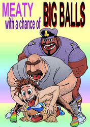 4boys 4some anal bruno_b cloudy_with_a_chance_of_meatballs earl_devereaux father_and_son flint_lockwood from_behind gay human human_only incest love_train male_only male_penetrated manny_(cwacom) mouth_open rainbow_background rainbow_socks shitpost tim_lockwood tongue_out