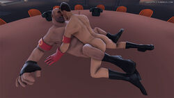 2boys 3d canon_couple cute gay giddy happy happy_sex heavy_(team_fortress_2) heavy_weapons_guy human human_male human_only love lovers loving_couple male male_only medic medic_(team_fortress_2) romantic romantic_couple sex source_filmmaker team_fortress_2 wholesome yaoi