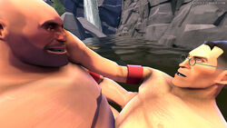 2boys 3d canon_couple cute gay giddy happy happy_sex heavy_(team_fortress_2) heavy_weapons_guy human human_male human_only love lovers loving_couple male male_only medic medic_(team_fortress_2) public public_nudity public_sex romantic romantic_couple sex source_filmmaker team_fortress_2 wholesome yaoi