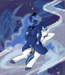 alicorn anthro equine friendship_is_magic minitea my_little_pony princess_luna_(mlp) shining_armor_(mlp) smooth_skin unicorn