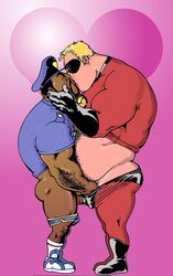 2boys bara bruno_b cloudy_with_a_chance_of_meatballs crossover disney earl_devereaux gay interracial male male_only mr._incredible pixar robert_parr shitpost superhero the_incredibles yaoi