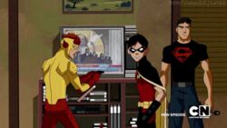 3boys animated annikaclarisse batman_(series) caught conner_kent dc dc_comics dcau dick_grayson earth_16 female human kid_flash kon-el lexi_belle m'gann_m'orzz male miss_martian porn_star robin_(dc) robin_(dick_grayson) robin_(young_justice) superboy superboy_(conner_kent) superboy_(young_justice) superman_(series) the_flash_(series) tv wally_west young_justice