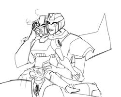2girls arcee arcee_(tfa) artist_request blush cybertronian decepticon female female_only lesbian monochrome pussy pussy_juice robot robot_girl sketch slipstream squirting tagme transformers transformers_animated vagina yuri