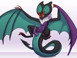 absurd_res bat bat_wings bent_legs erection generation_6_pokemon genitals hi_res legs_up male mammal membrane_(anatomy) membranous_wings nintendo noivern open_wings penis pokemon pokemon_(species) prehensile_penis prehensile_tail presenting presenting_penis sajik sitting_on_tail solo spread_legs spreading tail wings