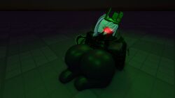 1girls 1x1x1x1 1x1x1x1_(forsaken) 3d antochan ass baseplate betrayed_1x1x1x1 big_ass black_skin domino_crown female forsaken_(roblox) glowing_eye roblox roblox_game robloxian rule_63 tagme thick_thighs thighs white_hair