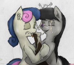 bonbon_(mlp) cum earth_pony equine female friendship_is_magic fur horsecock male my_little_pony octavia_melody penis pony straight sweetie_drops wingbonermaker