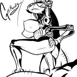 4_arms absurd_res antennae_(anatomy) anthro aptom7747 arthropod big_breasts black_hair blattodean blush breasts cockroach duo english_text exoskeleton female genitals hair hi_res insect long_hair looking_back male male/female monochrome multi_arm multi_limb nipples penetration penis roya_roach sex text vaginal vaginal_penetration versus_(manga) vulva