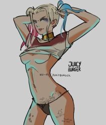 blonde_female blonde_hair breasts dc dc_comics harley_quinn harley_quinn_(injustice) large_breasts suicide_squad