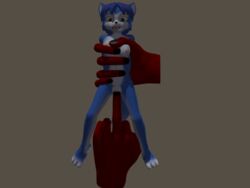 3_toes 3d 4:3 andross animated anthro arms_behind_back barefoot black_nose blue_fur blue_hair bound breasts color disembodied_hand faceless_male female fingering fox front_view fur furry furry_breasts furry_ears furry_tail fursat green_eyes hair insertion interspecies krystal male middle_finger nintendo nipples nude open_eyes pink_nipples pointy_ears short_hair star_fox straight tail vaginal_insertion vulva