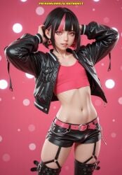 1boy ai_generated bulge femboy meybekity otoko_no_ko shorts trap yaoi