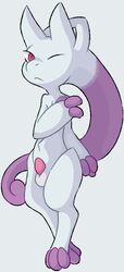 1boy male male_only mega_mewtwo_y mewtwo penis pokemon pokemon_(species) pokemon_xy solo tagme