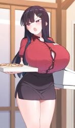ai_generated female huge_breasts nozomi_(akitokage01) tsundere