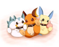 color fur furry furry_only interspecies male male_only minun multiple_males pachirisu penis pokemon pokemon_(species) raichu schnecken yaoi