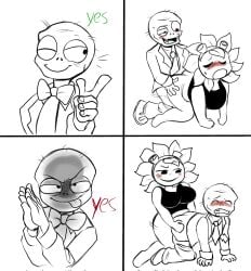 1girls anthro anthrofied ass breasts female flora_fauna futa_on_male futanari intersex male male_on_futa plant plant_girl plant_humanoid plantie plants_vs._zombies plants_vs_zombies popcap_games pussy solar_flare_(pvz) sunflower_(pvz) zombie zombie_(pvz) zombiehorny