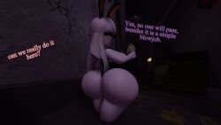 1boy 1girls 3d antochan ass big_ass comic comic_page dialogue english_text roblox robloxian tagme text