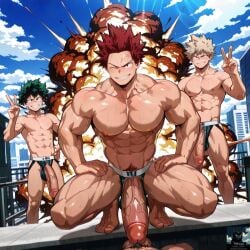 eijirou kirishima from my hero academia by bara impact