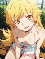ai_generated breasts breasts monogatari_(series) naked_female nude_female oshino_shinobu pussy sexy_body vagina