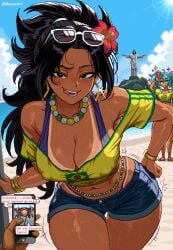 brazilian miku from dragon ball by miauxelart