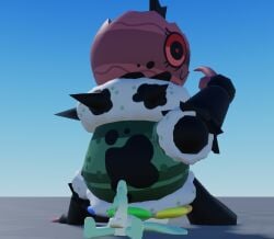 3d artist_request bobette_(dandy's_world) dandy's_world dandy_(dandy's_world) erection roblox roblox_game robloxian sitting_on_face sitting_on_person twisted_bobette_(dandy's_world)