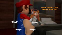 big_ass_(female) big_booty big_butt_(female) big_butt_cheeks breasts bubble_butt bubble_butt_(female) kaibernation mario meggy_spletzer smg4