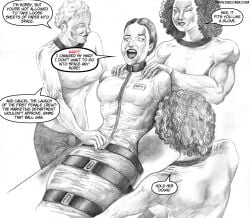 beltbondage bondage bondagefetish bound breast comics did encasement female gagged gimpsuit girl helpless humiliation kinky leatherbondage lezdom mouth_stuffed nasa parody peril sleepsack slut space straitjacket suit teenager tiedupgagged ugly_female uniform yuri