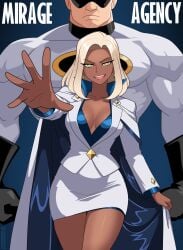 1boy 1girls alternate_universe big_ass big_breasts breasts bust busty chest curvaceous curvy curvy_figure dark-skinned_female dark_skin digital_media_(artwork) disney female hips hourglass_figure huge_ass huge_breasts large_ass large_breasts legs light-skinned_male light_skin male male/female mature mature_female mirage_(the_incredibles) mr._incredible nico-neko nicolasgravelqc oc original_character pixar robert_parr slim_waist straight the_incredibles thick thick_hips thick_legs thick_thighs thighs villain villainess villainess_mirage voluptuous waist wide_hips