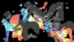 2025 absurd_res all_fours anal anal_sex animal_genitalia animal_penis anthro anthro_on_anthro anthro_penetrated anthro_penetrating anthro_penetrating_anthro arm_support armpit_hair ass athletic athletic_anthro athletic_male balls big_dom_small_sub big_penis black_background black_body black_claws black_fur black_glans black_hair black_nose black_pawpads black_penis black_tail blue_body blue_claws blue_eyes blue_fur blue_hair bodily_fluids body_hair bulge canid canine canine_genitalia canine_penis canis claws closed_eyes cum cum_from_ass cum_from_nose cum_in_ass cum_in_nose cum_inside cum_on_body cum_on_butt cum_on_face cum_on_leg cum_on_penis cum_on_self cum_on_tail cum_while_penetrated digital_media_(artwork) doggy_style dominant dominant_anthro dominant_male dripping duo ear_piercing edugta_(character) ejaculation erection face_fucking facial_markings fangs fingers from_behind_position from_front_position frostburnwolf fur genital_fluids genitals glans gloves_(marking) grey_balls grey_body grey_fur hair half-closed_eyes hand_on_back hand_on_head hands-free happy happy_sex head_markings heart_symbol hi_res highlights_(coloring) humanoid_genitalia humanoid_penis industrial_piercing inner_ear_fluff internal irrumatio kissing knot knotted_penis kyabetsu leaking_precum leg_markings looking_pleasured lying male male/male male_penetrated male_penetrating male_penetrating_male mammal markings missionary_position multicolored_body multicolored_eyes multicolored_fur multicolored_hair multicolored_tail narrowed_eyes nude on_back on_front oral orange_body orange_claws orange_eyes orange_fur orange_highlights orange_pawpads orange_tail pawpads penetration penile penile_penetration penis penis_in_mouth piercing pink_penis precum precum_drip precum_on_floor purple_body purple_fur raised_tail red_tail romantic romantic_couple romantic_sex sex sheath simple_background size_difference smile socks_(marking) spread_legs spreading stomach_bulge submissive submissive_anthro submissive_male tail teeth tuft white_balls white_body white_fur white_inner_ear wolf x-ray_view yellow_body yellow_fur yellow_tail