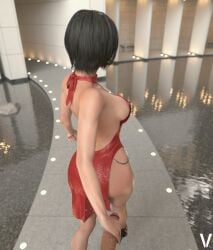 1boy 1girls 2025 3d ada_wong ada_wong_(adriana) alternate_version_available areolae areolae_slip biohazard black_hair breasts cocktail_dress detailed_background duo female glitter_dress high_heels holding_penis image_set led_by_penis male medium_breasts nipple_slip nipples nipslip nude_underneath outdoors penis penis_grab pov resident_evil resident_evil_2 resident_evil_2_remake resident_evil_4 resident_evil_4_remake short_hair straight vyse_red walking