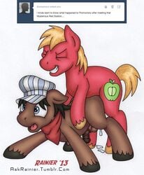 big_macintosh_(mlp) equine friendship_is_magic horse male male_only my_little_pony pony promontory rainier