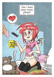 1boy 1girls bed carlos_webcomic cum cumshot female giselle_(carlos_g) heart lowroad male penis the_smashing_adventures_of_the_bottomleys webcomic