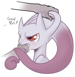 cum cum_in_mouth fellatio head_grab mega_mewtwo_y mewtwo oral orgasm pokemon pokemon_(species) pokemon_xy