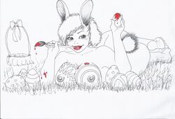 easter easter_bunny elvencandy tagme