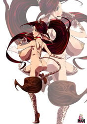 brown_hair ecchiman fatal_fury female female_only human hyper hyper_breasts king_of_fighters mai_shiranui ponytail solo tail