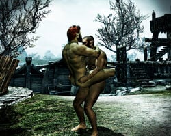 3d anal borkul_the_beast gay male male/male male_anal male_only orc orc_male skyrim tagme the_elder_scrolls yaoi