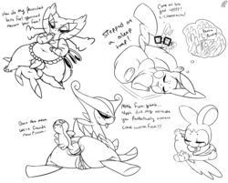 1girls 3others dunsparce emolga pikachu pokemon pokemon_(species) pokemon_mystery_dungeon purugly tagme tepig virizion zeeman