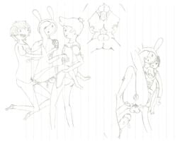 adventure_time fionna_the_human_girl marshall_lee prince_gumball puberty pubic_hair tagme