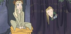 animated camera camera_flash elf fili gay kili legolas male middle_earth the_hobbit thranduil topless undressing