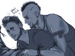 2boys anal far_cry far_cry_3 gay jason_brody male male_only multiple_males tagme vaas_montenegro yaoi