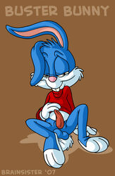 2007 anthro brainsister buster_bunny fur furry male male_only mammal no_humans rabbit solo tagme tiny_toon_adventures