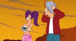 animated futurama helix philip_j_fry photoshop purple_hair tagme turanga_leela