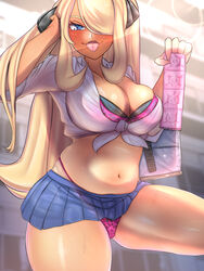 cynthia (pokemon) from nintendo by shirosuke115