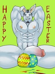 anthro easter easter_balls easter_bunny furry kartos male male_only no_humans solo tagme