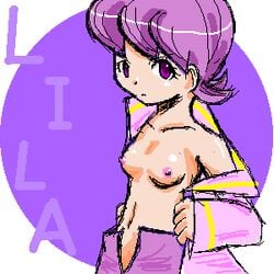 00s 1girls anabel_(pokemon) anabel_(pokemon_rse) artist_request breasts color female female_only frontier_brain human human_only light-skinned_female light_skin nintendo pokemon pokemon_rse purple_hair short_hair short_purple_hair solo source_request uneven_eyes