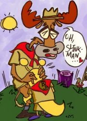 2005 anthro camp_lazlo cartoon_network furry gay local-shop male_only moose scoutmaster_lumpus slinkman slug tagme yaoi