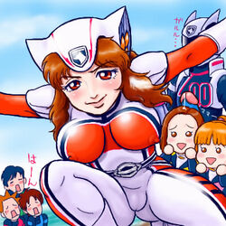 ban_akaza dekamaster dekaswan hoji_tomasu jasmine_reimon mochi-iri_kinchaku sen-chan senichi_enari super_sentai swan_shiratori tokusou_sentai_dekaranger umeko_kodou