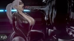 3d big_balls black_cat_(insomniac) black_cat_(marvel) busty cuckold felicia_hardy hyper hyper_balls hyper_penis marvel massive_breasts massive_penis pale-skinned_female silver_hair spider-man_(ps4) spider-man_(ps5) superheroine supervillain supervillainess tongue_out_blowjob venom_(marvel) white_hair x3d