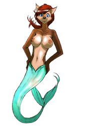 breasts female hentaiartist2000 mermaid mythology sally_acorn sonic_(series)