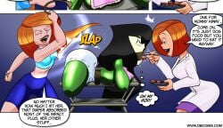 3girls abdl ann_possible bitchsuit bondage captured closed_eyes comic comics dbcomix diaper disney disney_channel distress dominatrix female female_only fetish forced gag gagged helpless humiliation kim_possible kimberly_ann_possible latex lezdom multiple_girls mummification open_mouth orange_hair oyakodon parody peril piddlefours punished rcanheta rubber shego slave speech_bubble submission tongue_out training trapped yuri