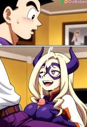 ai_generated crossover cumming dizbabes dragon_ball dragon_ball_gt dragon_ball_super my_hero_academia son_goten titjob yuu_takeyama